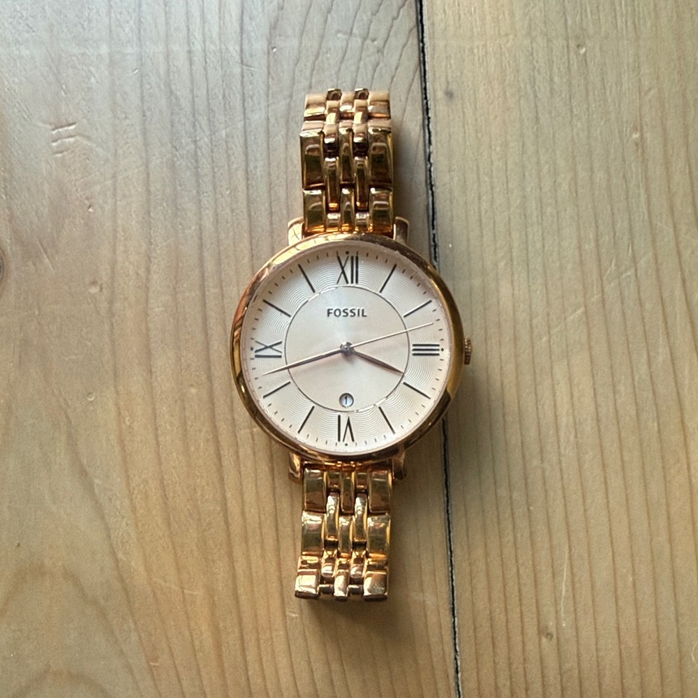 Fossil Rose Gold Watch